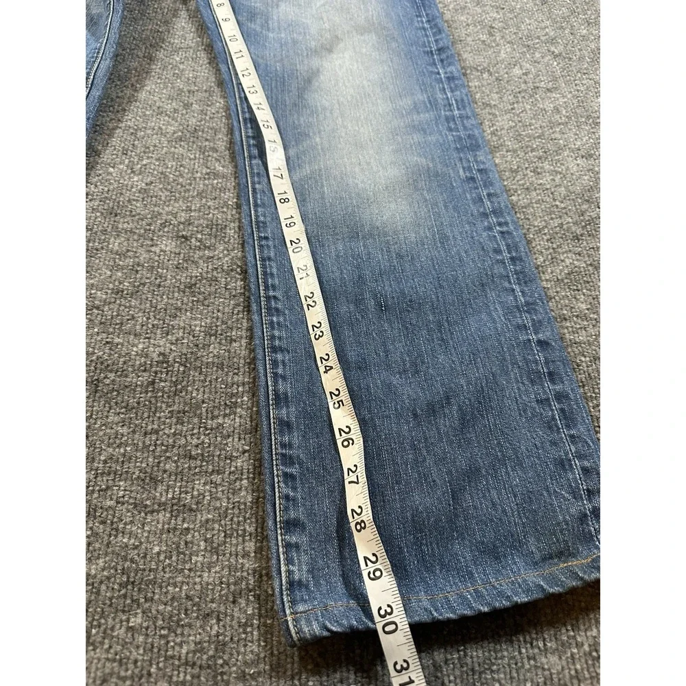 Baldwin Jeans Men's 34x30 Light Wash Zip Fly Classic Straight Leg